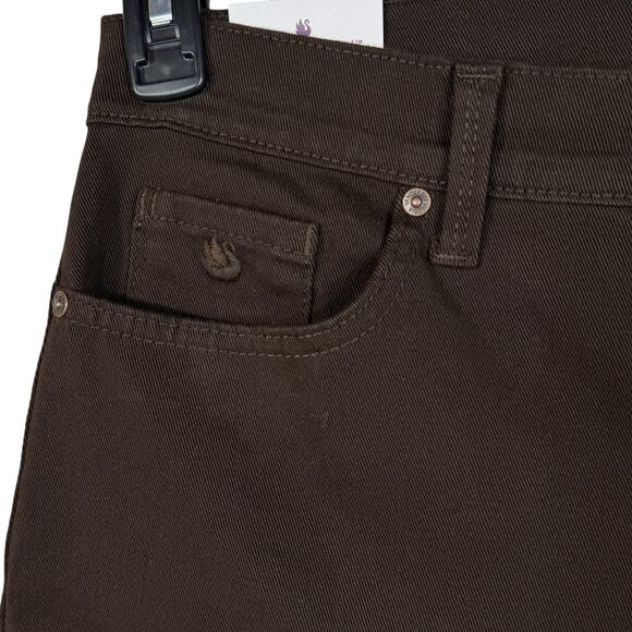 Gloria Vanderbilt SZ 12 Amanda Jeans Slimming Tapered Stretch Hi-Rise Pocket New - Picture 3 of 13